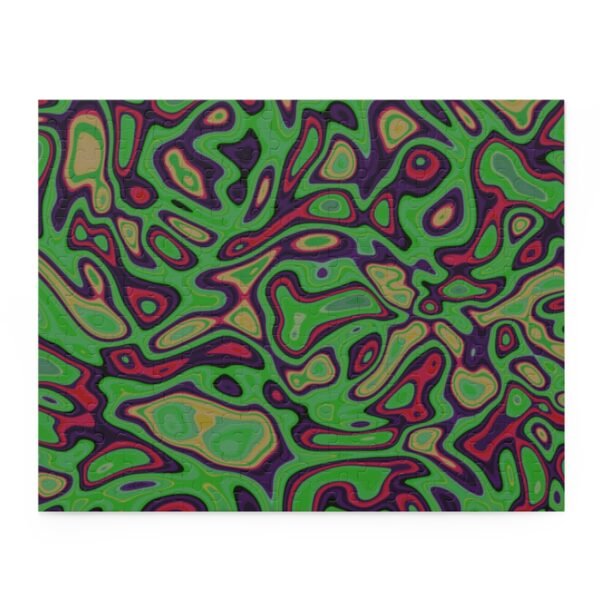 Abstract art trippy style Puzzle (120, 252, 500-Piece) - Image 2