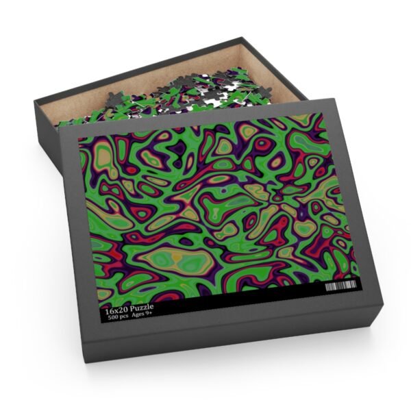 Abstract art trippy style Puzzle (120, 252, 500-Piece) - Image 8